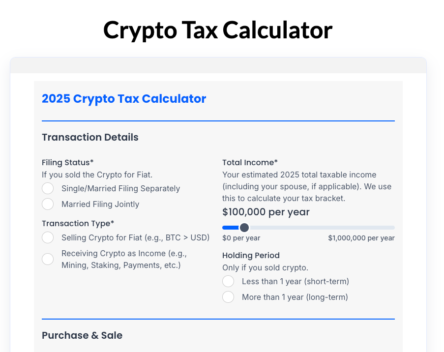 Crypto Tax Calculator - [iota-finance.com]